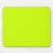 Elektrische Limone Solid-Farbe Mousepad (Vorne)