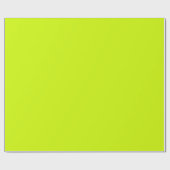 Elektrische Limone Solid-Schlichte Farbe Geschenkpapier (Flach)