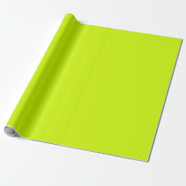 Elektrische Limone Solid-Schlichte Farbe Geschenkpapier