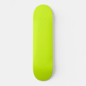 Elektrische Limone Solid-Schlichte Farbe Skateboard (Vorderseite)