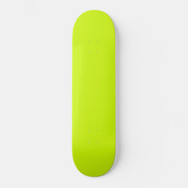 Elektrische Limone Solid-Schlichte Farbe Skateboard