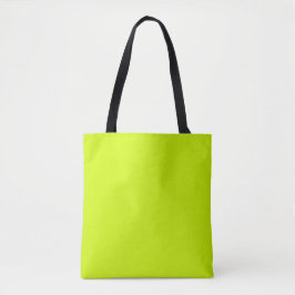 Elektrische Limone Solid-Schlichte Farbe Tasche