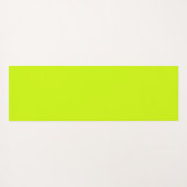 Elektrische Limone Solid-Schlichte Farbe Yogamatte (Rückseite (Horizontal))