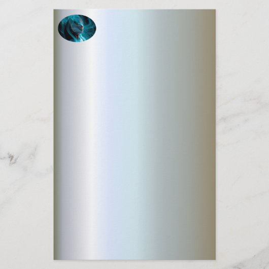 Elektrische Magische Frauenfantasie Briefpapier (Vorderseite)