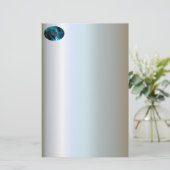 Elektrische Magische Frauenfantasie Briefpapier (Stehend Vorderseite)