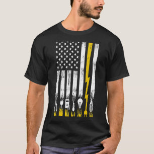 Elektrische Männer Frauen Elektroingenieur Lineman T-Shirt