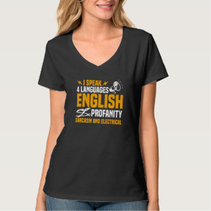 Elektrische Männer Frauen Elektroingenieur Spaß T-Shirt