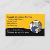 Elektrische neue einfache Visitenkarten Visitenkarte (Vorderseite)