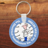 Elektrische Neuverkabelung und elektrische Reparat Schlüsselanhänger (Rückseite)