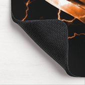 ELEKTRISCHE Orange Mousepad (Ecke)