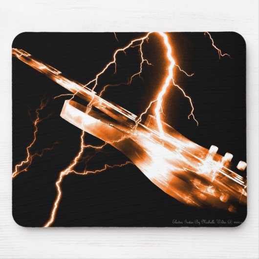 ELEKTRISCHE Orange Mousepad (Vorne)