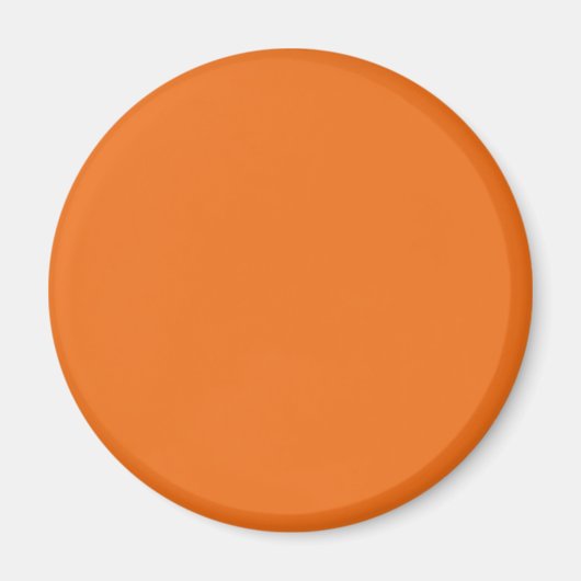 Elektrische Orangefarbene Festfarbe Magnet (Vorne)