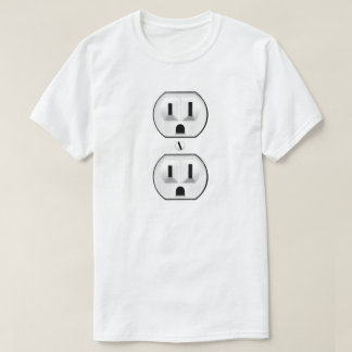 Elektrische Outlet-Kostüme für Elektriker T-Shirt