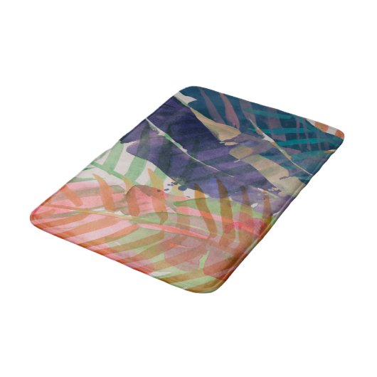 Elektrische Palmen Badematte (Schrägansicht)