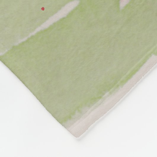 Elektrische Palmen Fleecedecke (Ecke)