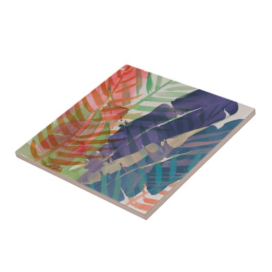 Elektrische Palmen Fliese (Seite)