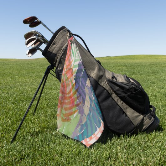 Elektrische Palmen Golfhandtuch (Gras)