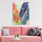 Elektrische Palmen Leinwanddruck (Insitu (Wohnzimmer))