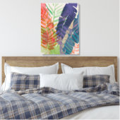 Elektrische Palmen Leinwanddruck (Insitu (Schlafzimmer))