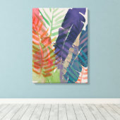 Elektrische Palmen Leinwanddruck (Insitu (Holzboden))