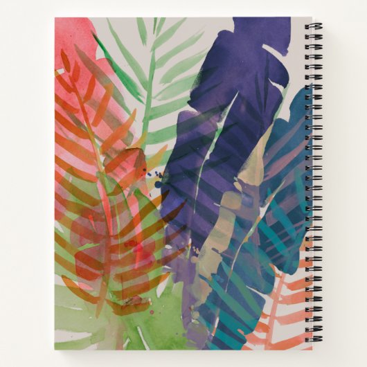 Elektrische Palmen Notizblock (Rückseite)