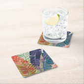 Elektrische Palmen Rechteckiger Pappuntersetzer (Vor Ort)