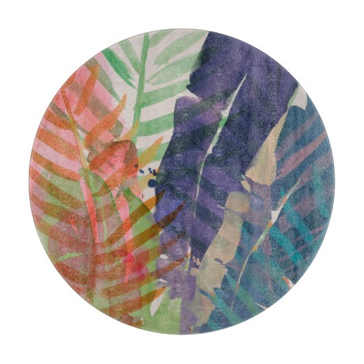 Elektrische Palmen Schneidebrett (Vorderseite)