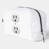 Elektrische Plug-Humorische Dekoration Waschbeutel (Rechte Ecke)