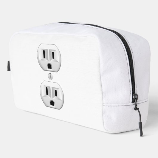 Elektrische Plug-Humorische Dekoration Waschbeutel (Rechte Ecke)