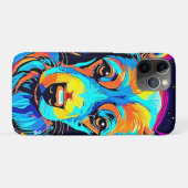 Elektrische Pop Kanine Art Case-Mate iPhone Hülle (Rückseite (Horizontal))