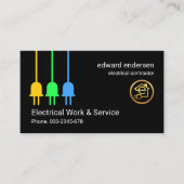 Elektrische Power-Stecker Visitenkarte (Vorderseite)