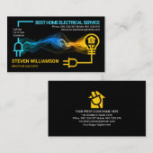 Elektrische Power Stromkreisleuchte Zuhause Visitenkarte (Vorne/Hinten)
