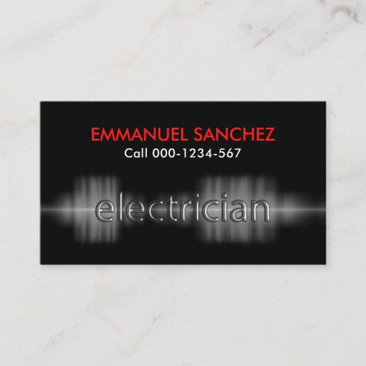 Elektrische Power Visitenkarte (Vorderseite)