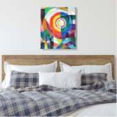 Elektrische Prismen Nr. 41 | Sonia Delaunay | Leinwanddruck (Insitu (Schlafzimmer))
