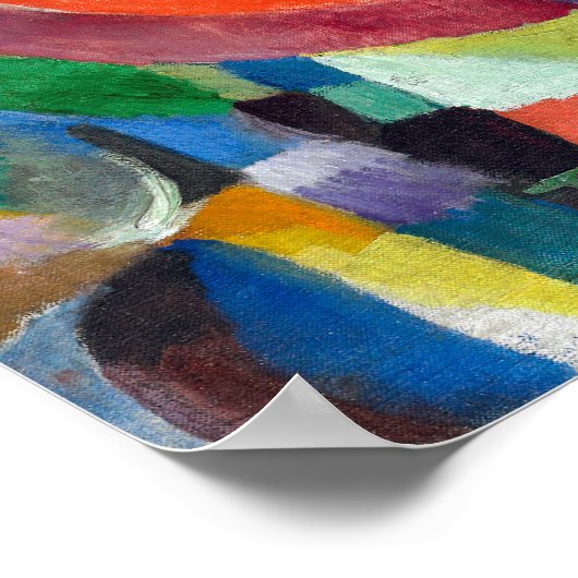 Elektrische Prismen Nr. 41 | Sonia Delaunay | Poster (Ecke)