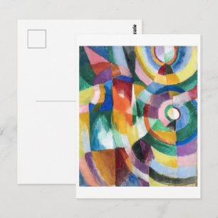 Elektrische Prismen Sonia Delaunay Postkarte
