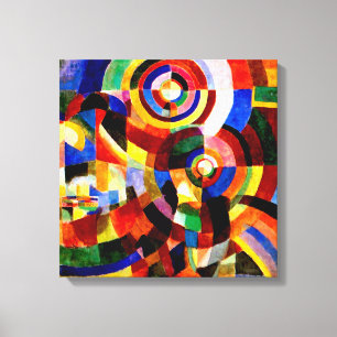 Elektrische Prismen von Sonia Delaunay Abstrakte K Leinwanddruck