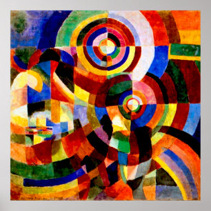 Elektrische Prismen von Sonia Delaunay Poster
