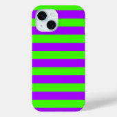 Elektrische Psychedelik Lila und Harlequin Green Case-Mate iPhone Hülle (Rückseite)