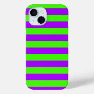 Elektrische Psychedelik Lila und Harlequin Green Case-Mate iPhone Hülle
