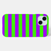 Elektrische Psychedelik Lila und Harlequin Green Case-Mate iPhone Hülle (Rückseite (Horizontal))