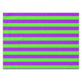 Elektrische Psychedelik Lila und Harlequin Green Tischdecke (Vorderseite (Horizontal))