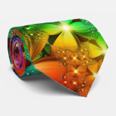 Elektrische psychedelische bunte krawatte (Gerollt)