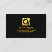 Elektrische Pulsladung farbige Glühbirne Visitenkarte (Rückseite)