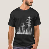 Elektrische Pylonen - Power-Linien T-Shirt (Vorderseite)