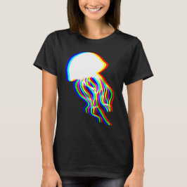 Elektrische Quallen EDM Rave Silhouette Frauen T-Shirt