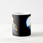 Elektrische Quallen EDM Raver Silhouette Kaffeetasse (Mittel)