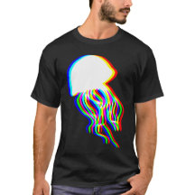 Elektrische Quallen EDM Raver Silhouette