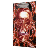 Elektrische Red Chrome Skull-Zwischenablage Klemmbrett (Links)