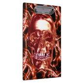 Elektrische Red Chrome Skull-Zwischenablage Klemmbrett (Rechts)